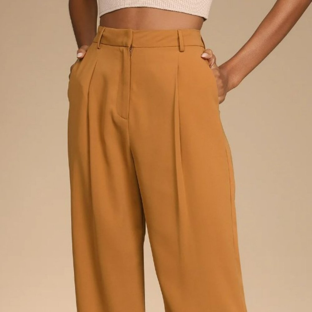 Lulus High Waisted Trouser Pants